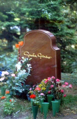 Garbo's Grave in Sweden