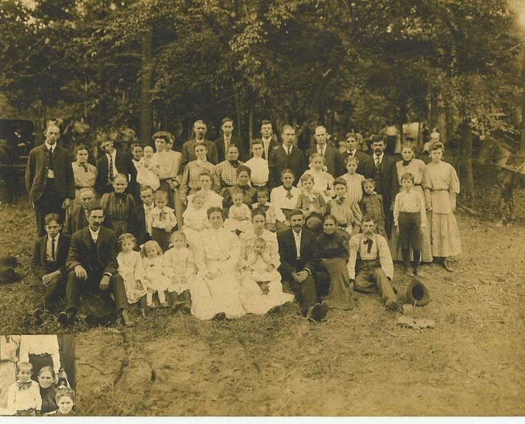 Sheeks Reunion Abt 1908, Part A