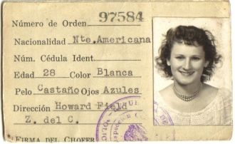 Kay nee Gasinski Eppinger-- Panama Passport
