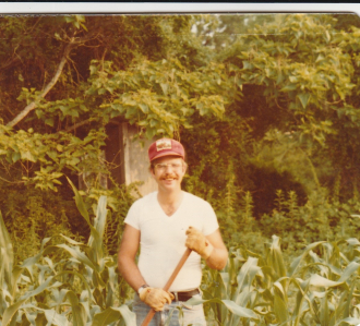 Sam Dolliver In His Garden   1978