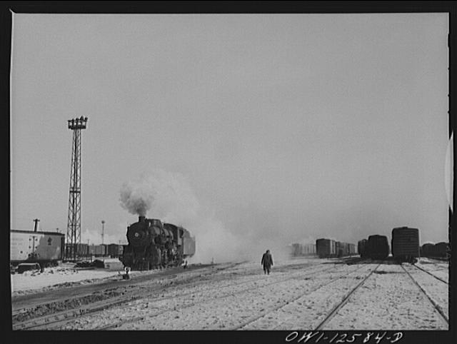 Chicago, Illinois. In one of the make-up yards at a yard...
