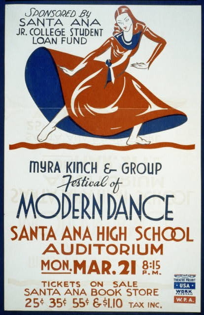 Myra Kinch & group "Festival of modern dance"