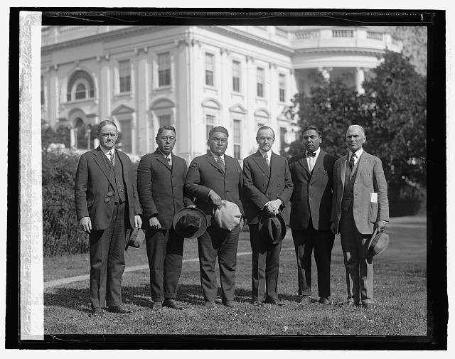 Indian Delegation invites Coolidge to Northwest Indian...