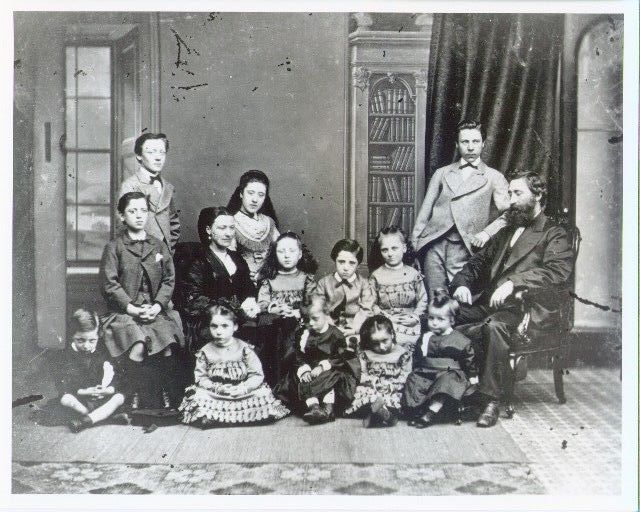 Daniel & Agnes Buchanan family ca. 1872