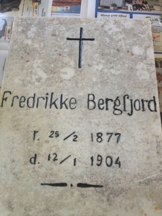 Fredrikke Bergfjord memorial