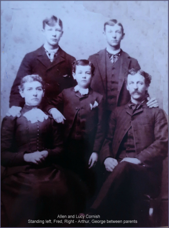 Allen and Lucy Cornish and their sons.