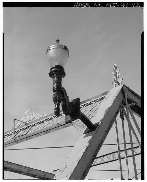12. VIEW WEST, EAST SIDE, STREET LAMP DETAIL - Bridge...