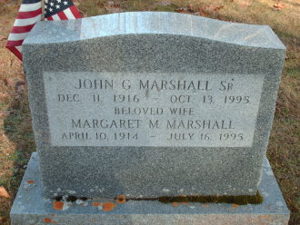 Margaret Mary (Honan) Marshall --gravestone