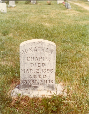 Jonathan Chapin gravestone