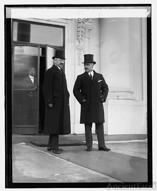 Dr. Otto Wiedfeldt presents letters of recall (J.B....