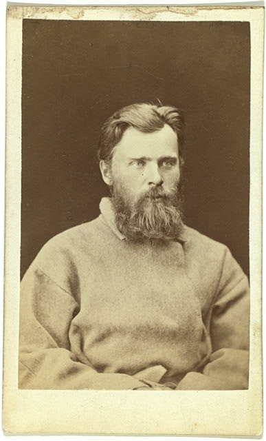 [Half-length portrait of a man, dressed in convict...