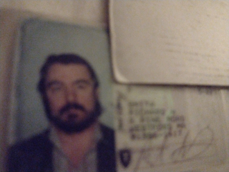 Rick's old drivers license