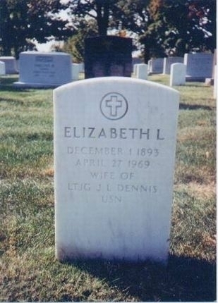 Elizabeth Lillian Mason Dennis Gravestone