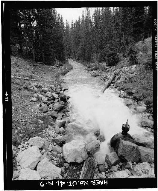 9. VIEW OF DOWNSTREAM OUTLET VALVE AND OUTLET CHANNEL,...