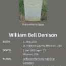 A photo of William Bell Dennison