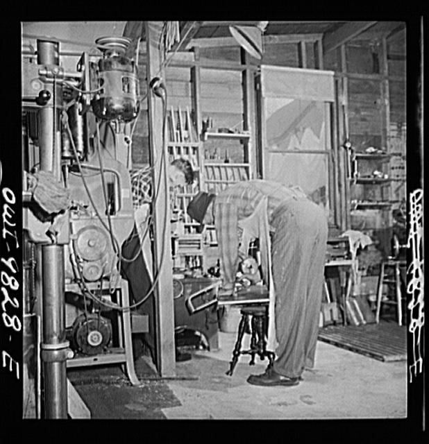Passaic, New Jersey. Factory owner Carlson organized home...