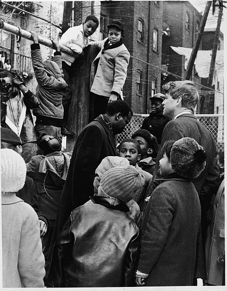 Senator Robert Kennedy and Donald F. Benjamin