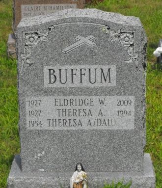 Theresa A & Eldridge W. Buffum gravesite