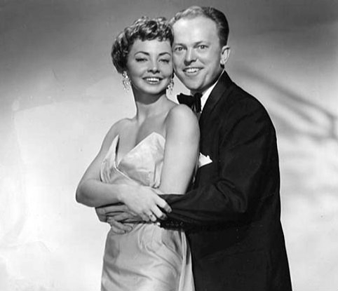 Mimi Hines with her comedy partner Phil Ford.