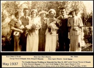 George O'Roark, Gerald Baker, & Helen & Mary Maasen 