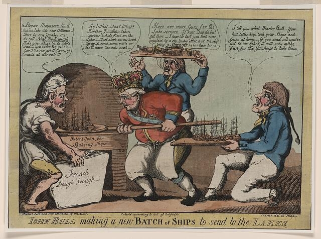 John Bull making a new batch of ships to send to the...
