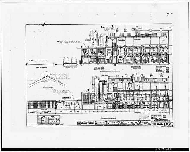 8. Photograph of a line drawing. 'GENERAL ARRANGEMENT OF...