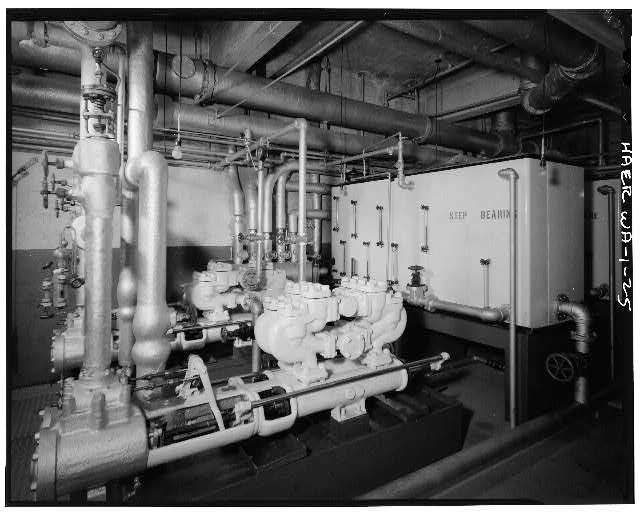 25. GENERAL VIEW OF LUBE OIL PUMPS FOR TURBINES 1 AND...