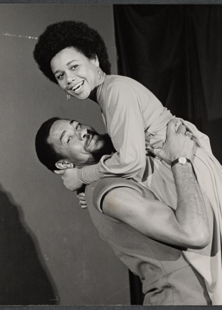 Micki Grant with Bobby Hill.