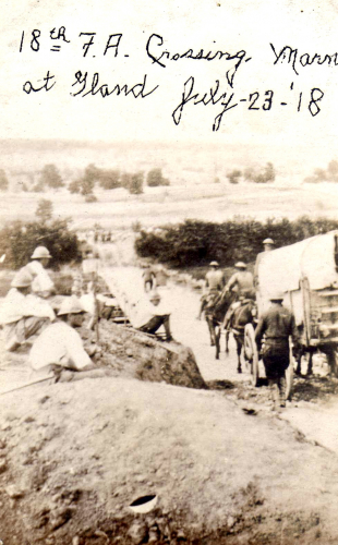 WW I ACTION IN FRANCE 1918