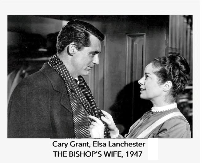 Cary Grant and Elsa Lanchester