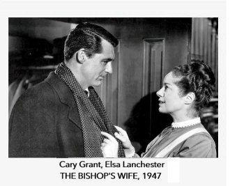 Cary Grant and Elsa Lanchester
