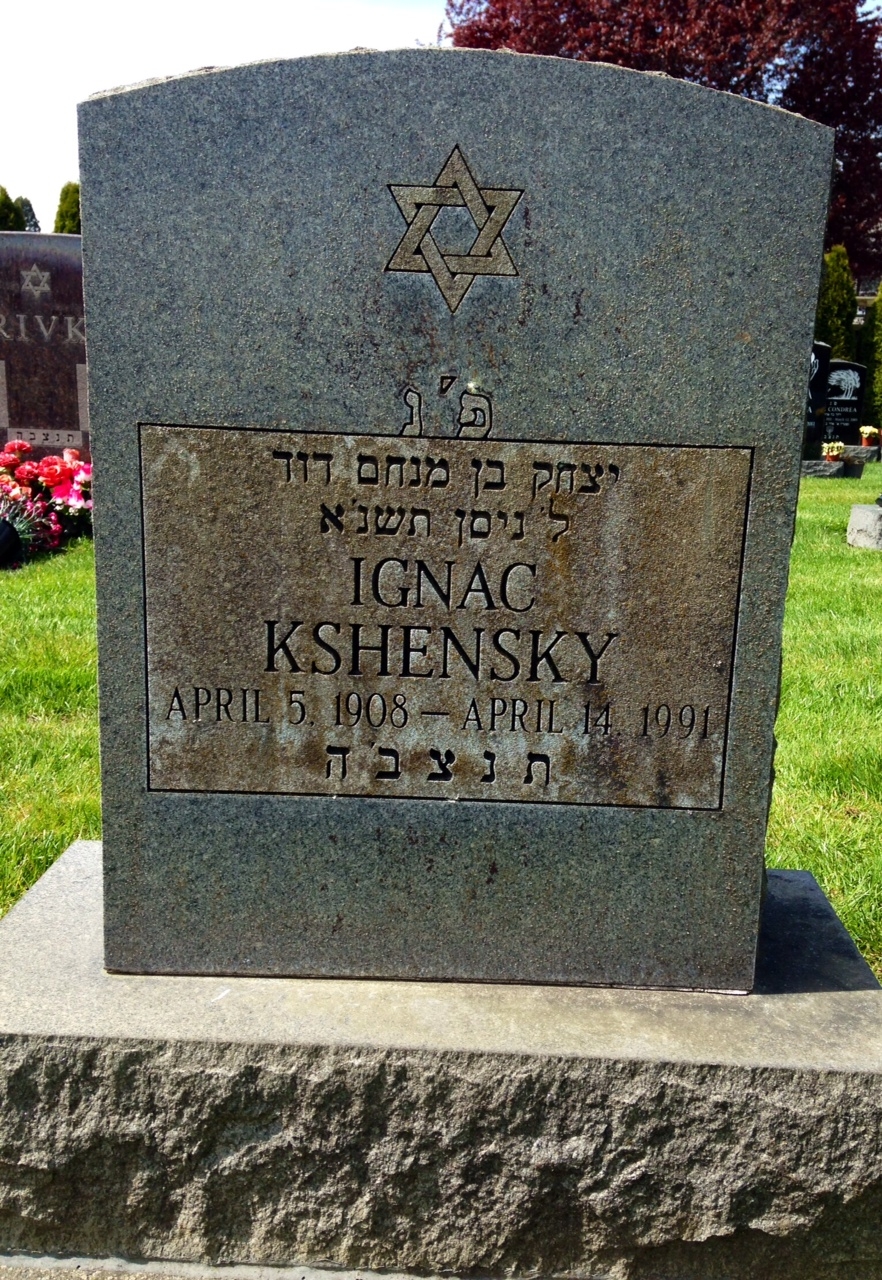 Ignac Kshensky gravesite