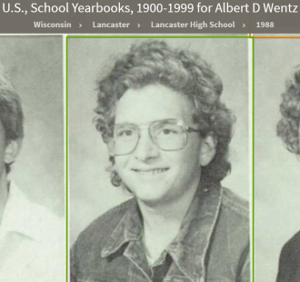 Albert Donald Wentz--U.S., School Yearbooks, 1900-1999(1988)