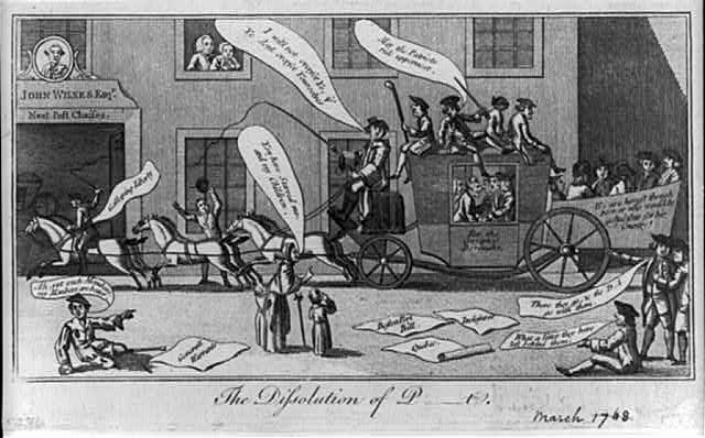 The dissolution of P[arliamen]t