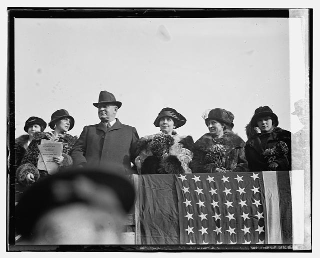 Mrs. Coolidge & Denby at Marine - Army game, [12/1/23]