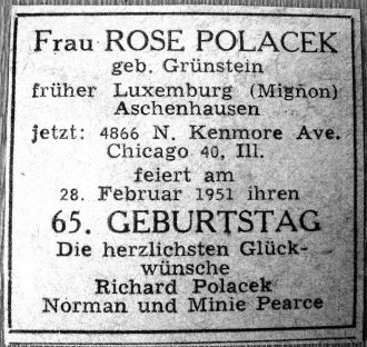 Rose Polacek document