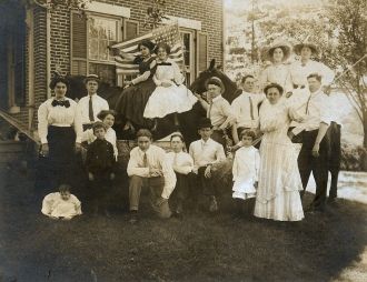 Group at Johnson Family Home