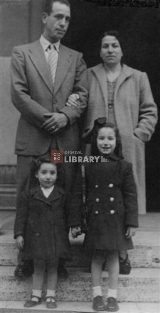 Albertina & Grazia with their parents