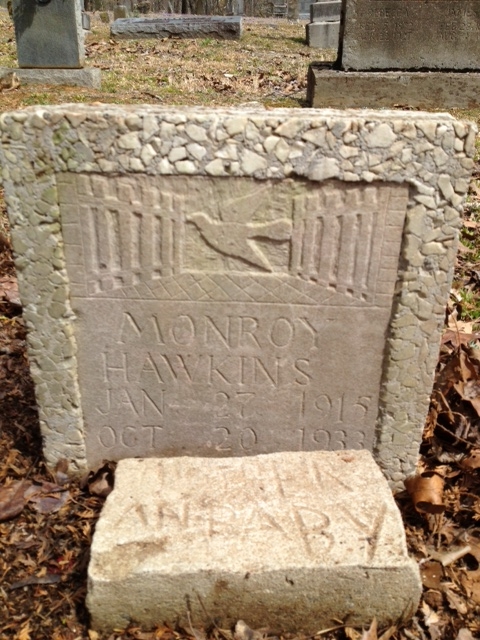 Monroy Hawkins gravesite, Tennessee