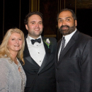 Franco Harris with his lovely wife Dana and handsome son Dok.