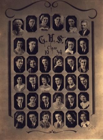 1934 Greenwich Ohio Graduates