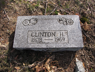 Clinton Herman Leavitt--gravestone 2