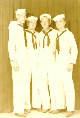 edward e clator and friends in navy