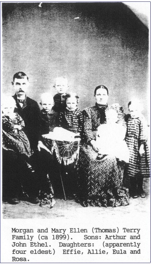 Morgan Terry, Mary Ellen Thomas and Family