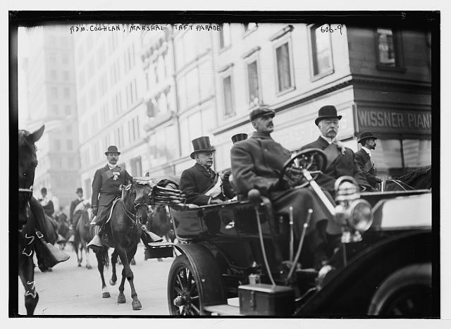 Taft Parade, Admiral Coghlan, Marshal in auto, New York