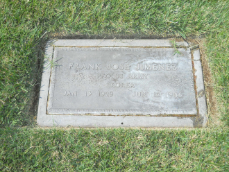Frank J Jimenez Gravesite