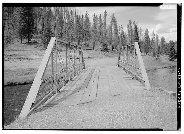 3. EASTERN PORTAL - Firehole River Bridge, Spanning...