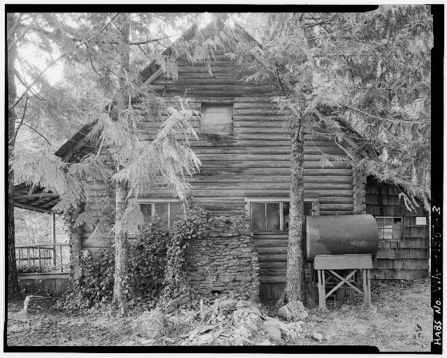 3. EXTERIOR, WEST SIDE, SHOWING CHIMNEY DAMAGE - Storm...