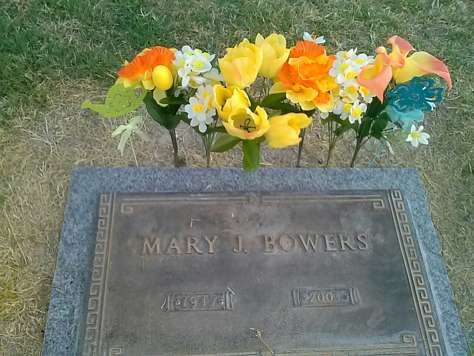 Mary J. Bowers gravesite