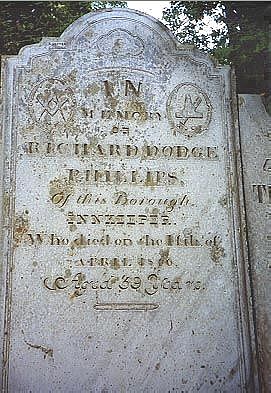 Richard Dodge Phillips Headstone, UK